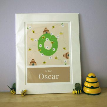 O is for Oscar free giveaway by Doodlebump