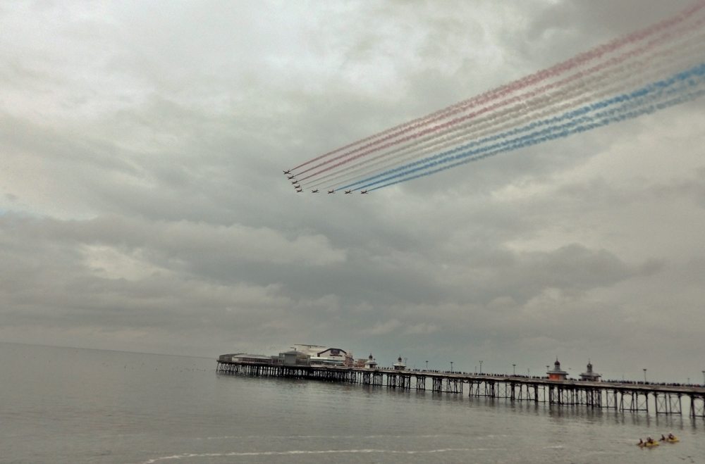 red arrows come to blackpool