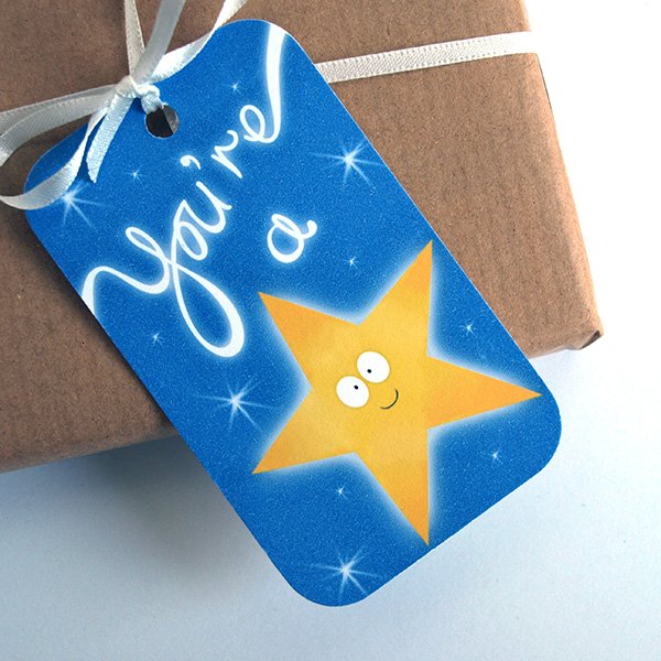 star gift tags